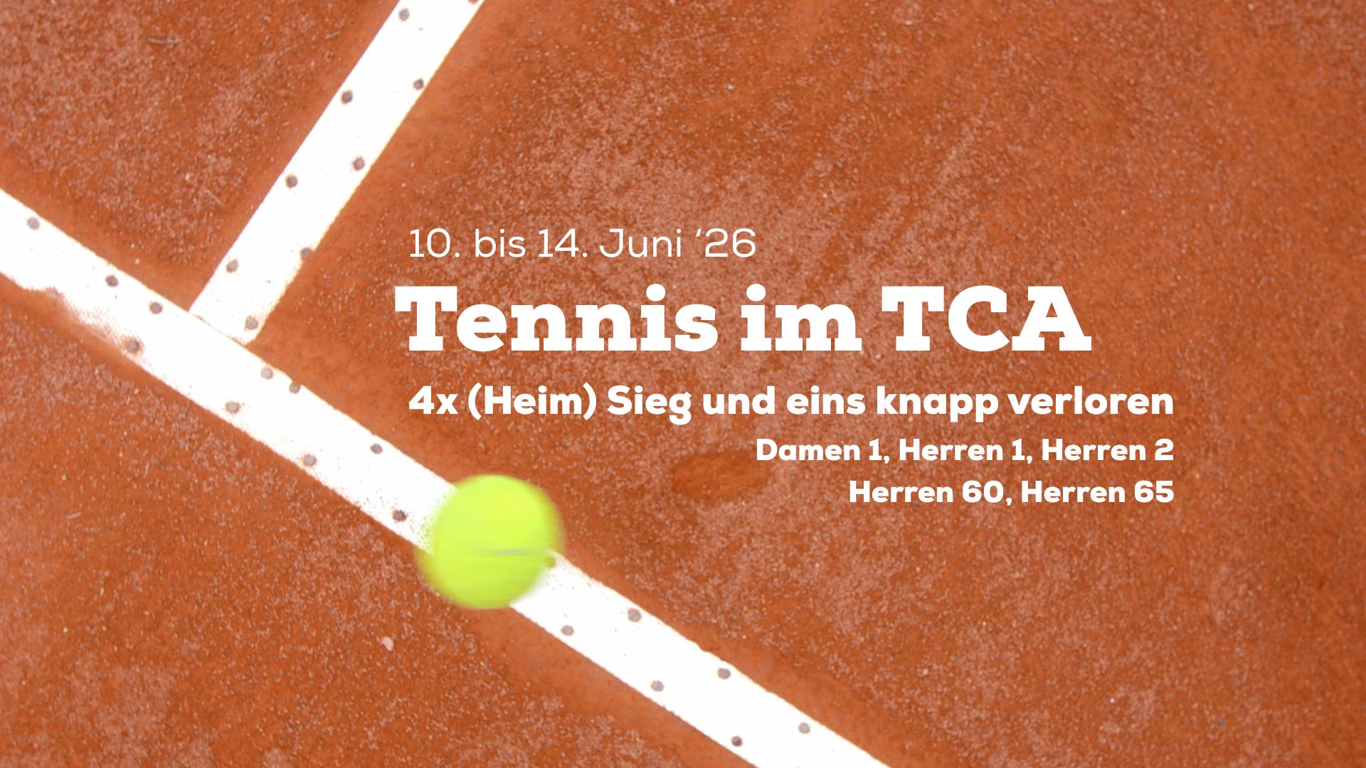 Tenniswoche 10. bis 14. Juni 26