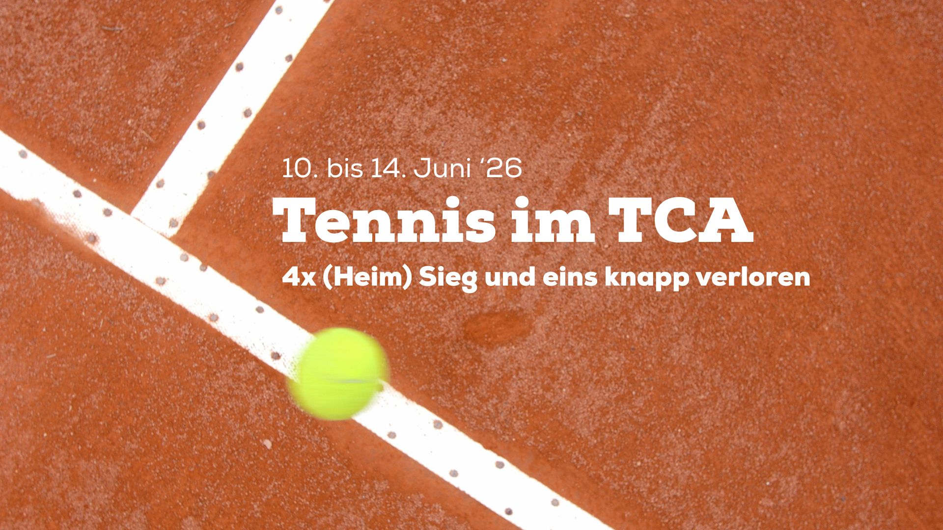Tenniswoche 10. bis 14. Juni 26